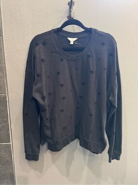 Time and Tru Black Crewneck Sweatshirt